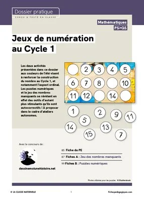 Jeux de numération au Cycle 1