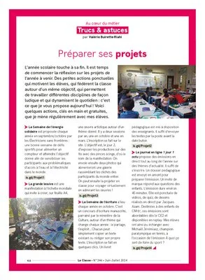Trucs et astuces pour préparer ses projets