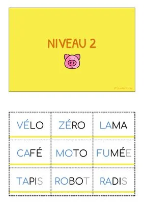 7 puzzles de lecture - Niveaux 2 et 3