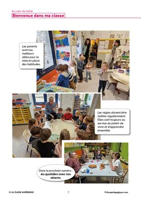 Bienvenue dans ma classe : apprendre les règles