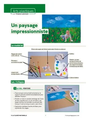 Un paysage impressionniste