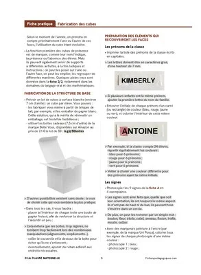 Les cubes de présence