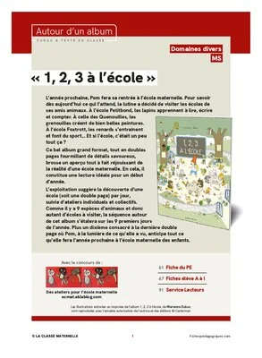 « 1, 2, 3 à l'école »