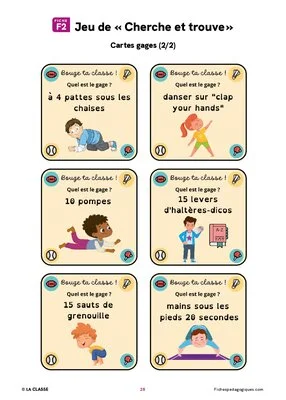 Des idées pour les 30' APQ