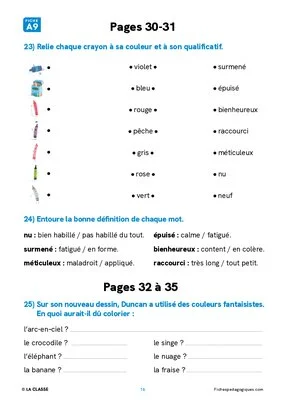 « Rébellion chez les crayons »