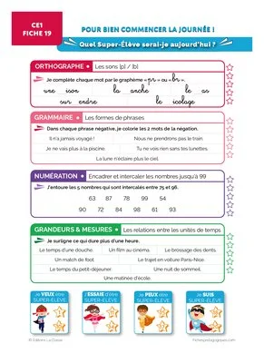 Pour bien commencer la journée - 2ème série