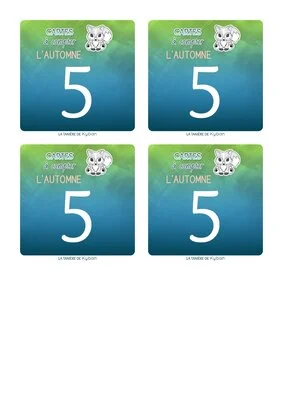Cartes à compter