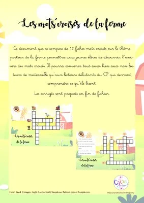 Les mots croisés de la ferme