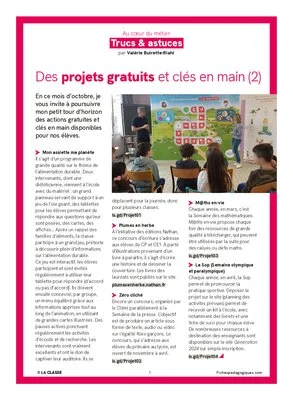 Des projets gratuits et clés en main (2)