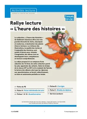 Rallye lecture « L'heure des histoires »