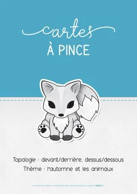 Cartes à pince de topologie : l'automne et les animaux
