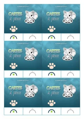Cartes à pince de topologie : l'automne et les animaux
