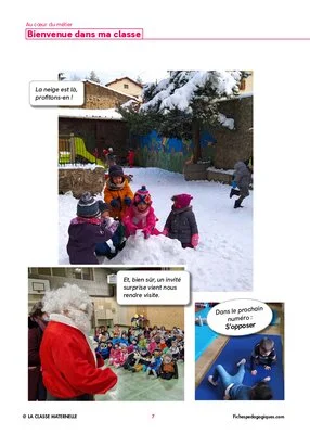Bienvenue dans ma classe : la préparation de Noël