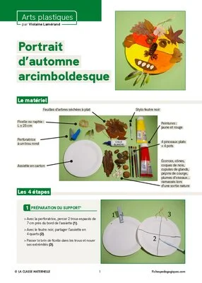 Portrait d'automne arcimboldesque