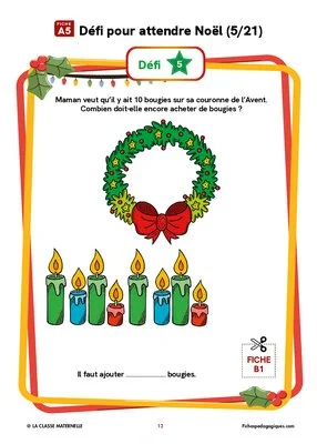 Défis pour attendre Noël