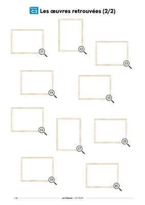 Enquêtes de grammaire : Les oeuvres disparues