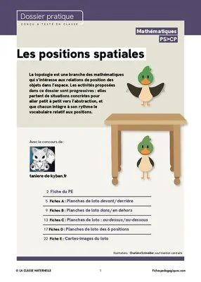 Les positions spatiales