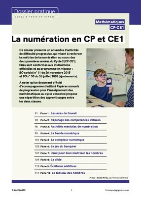 La numération en CP et CE1
