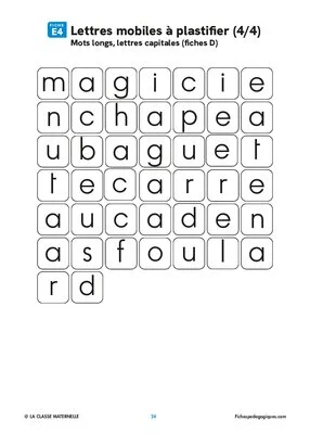 Activités d'encodage - La magie