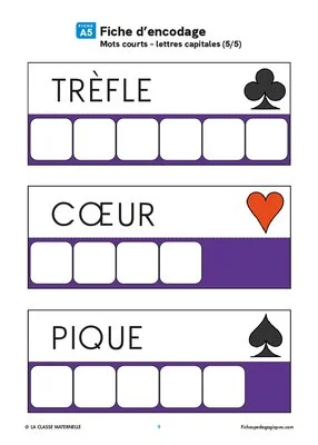 Activités d'encodage - La magie
