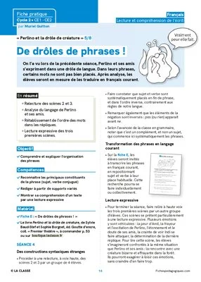 « Perlino et la drôle de créature »