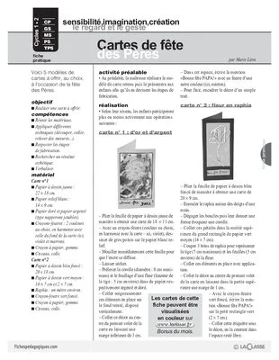 Cartes pour les papas