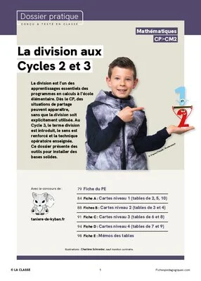 La division aux Cycles 2 et 3