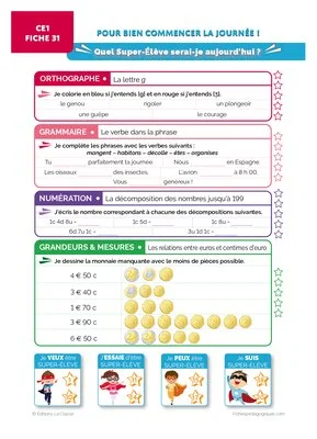 Pour bien commencer la journée - 3ème série