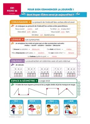 Pour bien commencer la journée - 3ème série
