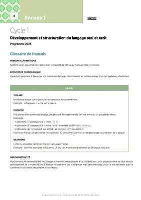 Programmations MS 2025-2026 - Français & Mathématiques