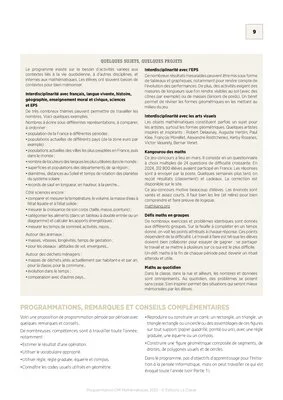 Programmations CM1 2025-2026 - Mathémathiques & Français
