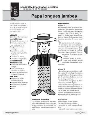Papa longues jambes
