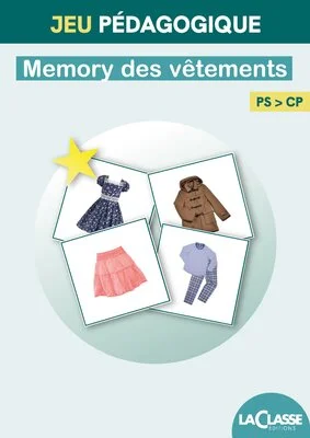 Cartes de memory - Les vêtements