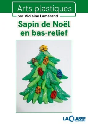 Sapin de Noël en bas-relief