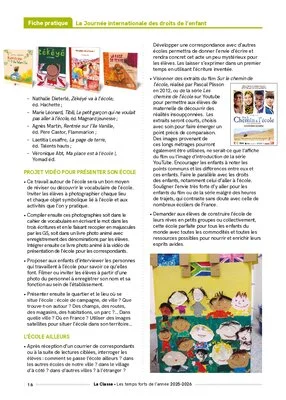 La Journée internationale des droits de l'enfant