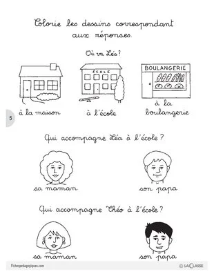Léa à l'école