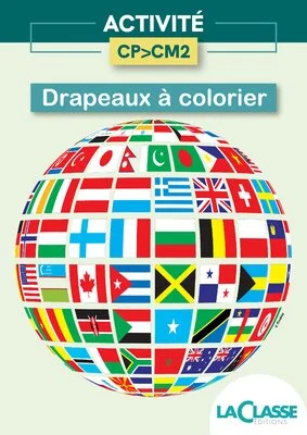Drapeaux à colorier