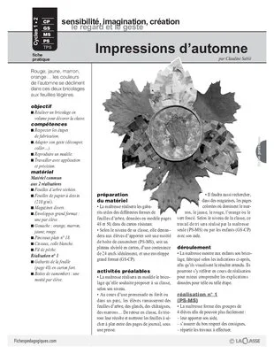 Impressions d'automne