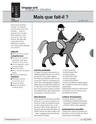 Le cheval (5) : langage
