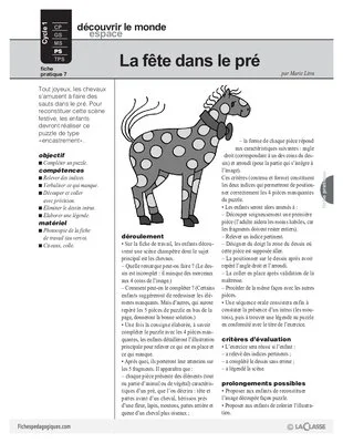 Le cheval (7) : puzzle