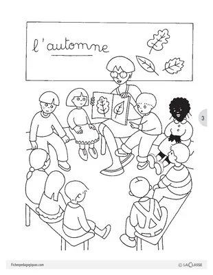 Léa à l'école / Les feuilles d'automne