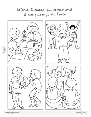 Léa à l'école / Les feuilles d'automne