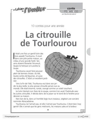 La citrouille de Tourlourou (conte)