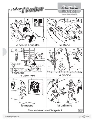 Imagerie: Les sorties scolaires (1)