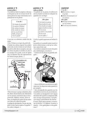 Cajolicomptines (13) / La girafe