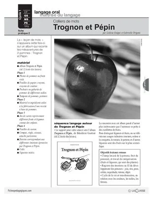 Colliers de mots (2) / Trognon et Pépin