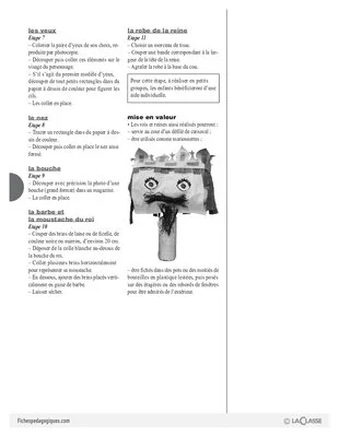 Roi et reine (bricolage)