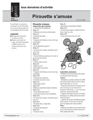 Pirouette la souris (4) : Pirouette s'amuse