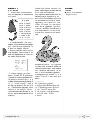 Cajolicomptines (14) / Le boa