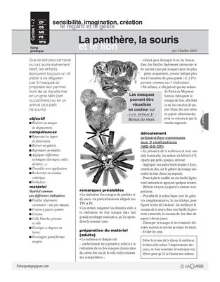 La panthère, la souris et le lion